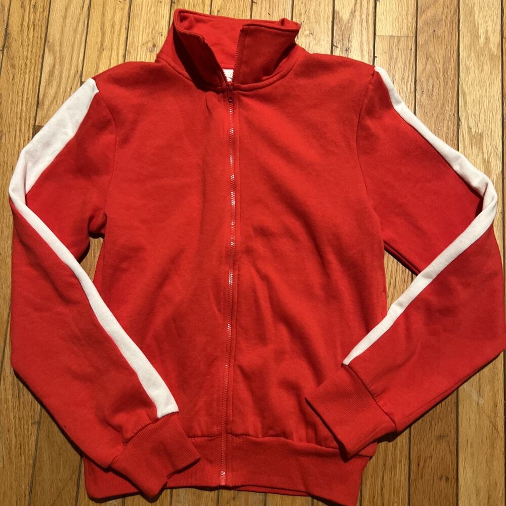 Colsie Women’s Zip Up Sweatshirt Red XS New